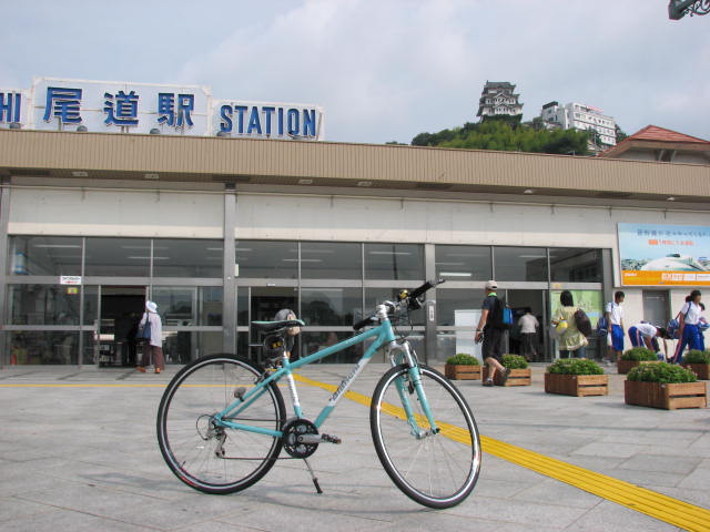 尾道駅にて