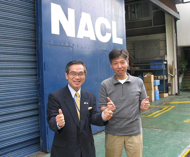 NACLの倉智さんと記念撮影